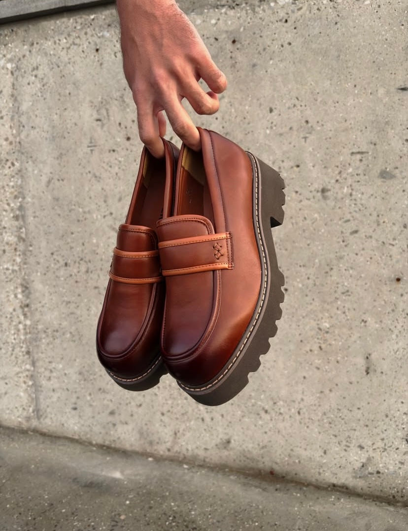 Faux Leather Loafer
